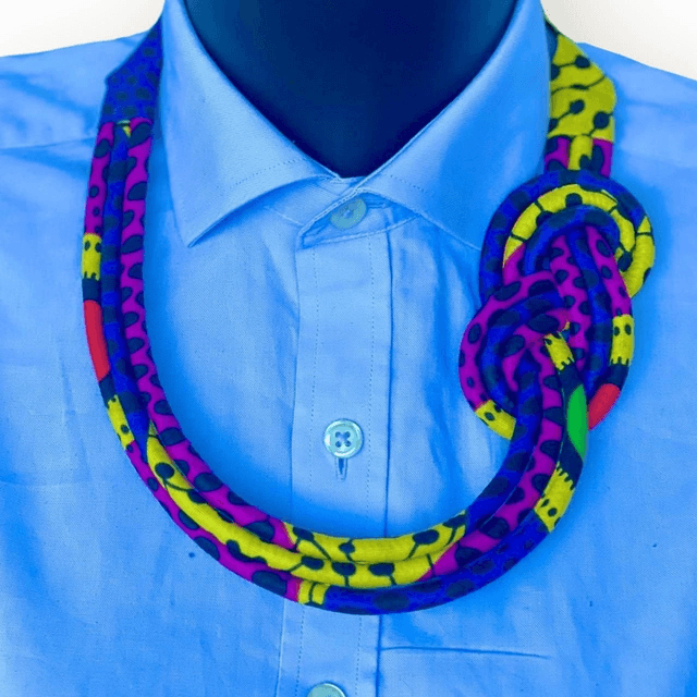 Collier en wax