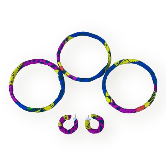 Ensemble Collier, bracelet et boucle d'oreille