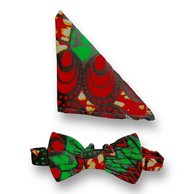 Noeud papillon et mouchoir de poche